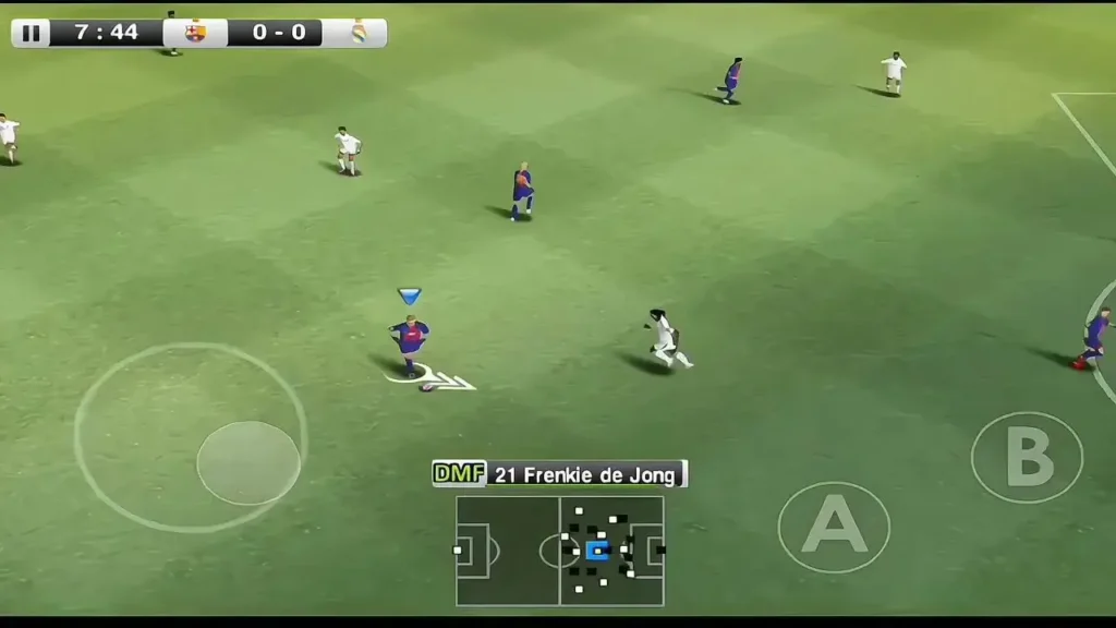 PES 2012 MOD eFOOTBALL PES 2026 DOWNLOAD ANDROID OFFLINE 2 PES 2012 MOD PES 2026 Android Offline gameplay showing players with high-quality stadium textures.